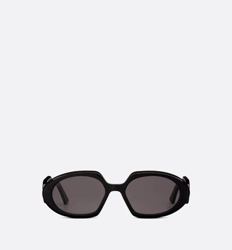 DiorBobby R2U Black Rounded Sunglasses 